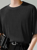 Mens Striped Ice Silk T-Shirt SKUJ38049