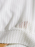 Mens Crochet Knit Pocket Short Sleeve Shirt SKUJ50487