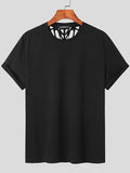 Mens Back Cutout Short Sleeve T-Shirt SKUJ19232