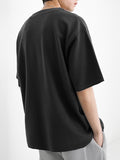 T-shirt ample à encolure en Y pour homme SKUJ36507