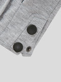 Mens Contrast Patchwork Snap Button Design Pants SKUJ51630