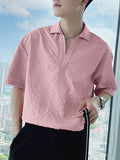 Herren-POLO-Shirt mit Diamant-Pullover und V-Ausschnitt SKUJ34526