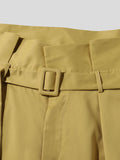 Mens Casual Belt Big Pocket Pants SKUI44876