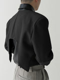 Mens Japan Solid Long Sleeve Crop Blazer SKUJ89314 – INCERUNMEN