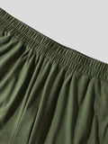 Lockeres, vielseitiges Shorts-Set mit halblangen Ärmeln für Herren SKUH63924