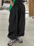 Pantalon élastique à taille élastique avec cordon de serrage pour homme SKUJ45928