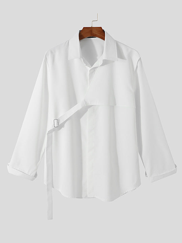 Mens Plain Long Sleeve Shirt SKUJ12326