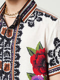 Mens Vintage Floral Print Shirt SKUJ34314