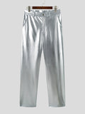 Pantalon de boîte de nuit extensible métallisé brillant pour hommes SKUJ41976