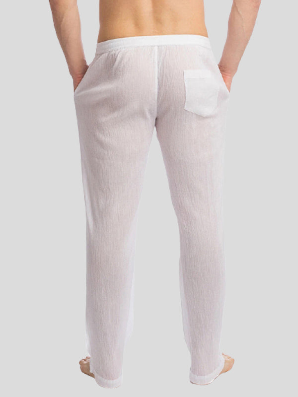 Men's Sexy Casual Cotton Linen Pants SKUH70584 – INCERUNMEN