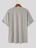 Mens Short Sleeve Crew Neck Casual T-shirt SKUJ94173