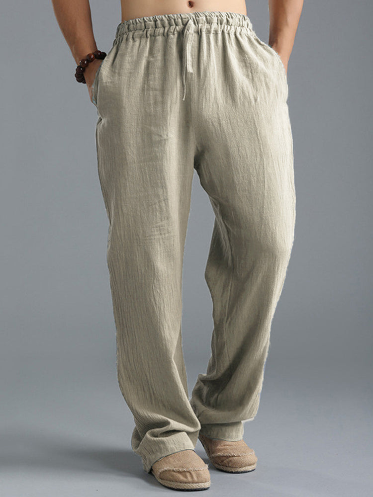 Men Casual Baggy Linen Pants SKU903250 – INCERUNMEN