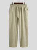 Men Casual Baggy Linen Pants SKU903250