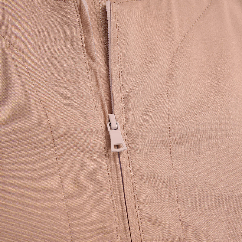 Men's Solid Color Loose Short-sleeved Robe SKUF33439