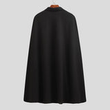Men's Gothic Punk Lapel Mid-length Cloak SKUF51100