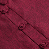 Herren Vintage Button Kurzarm Lässige Baggy-Hemden SKUB42945