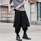 Pantalon ample à jambe large gothique punk hippie pour homme SKUF15799